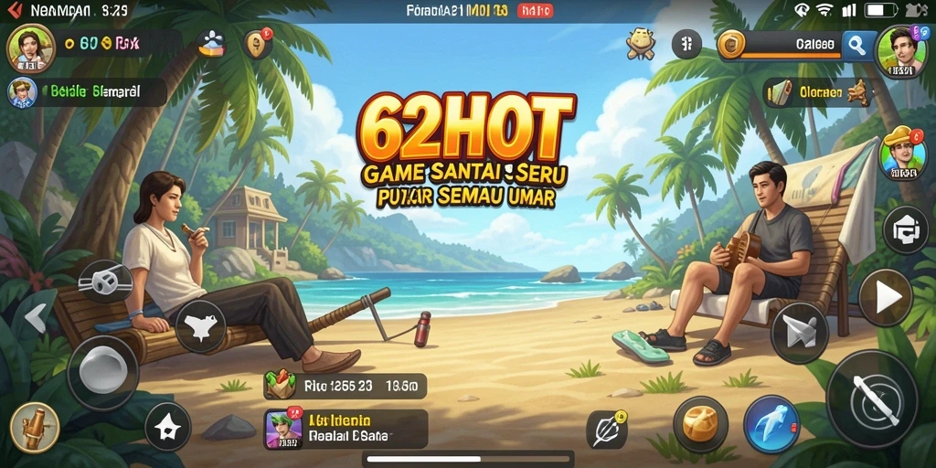 Screenshot gameplay 62HOT yang menunjukkan keseruan permainan.