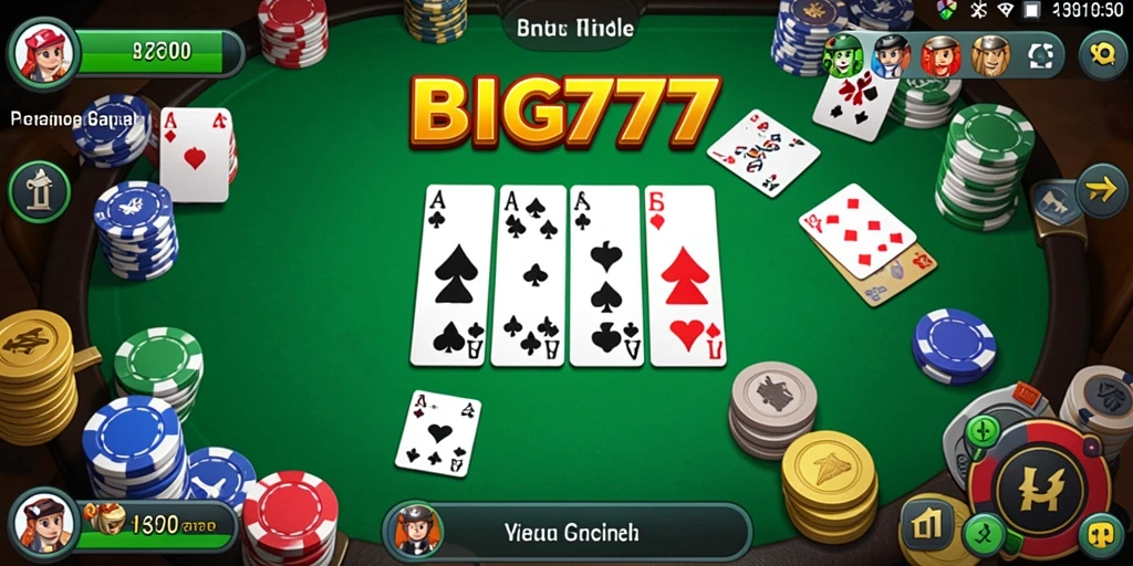 Tangkapan layar game Gaple yang menarik dan penuh aksi di BIG777.