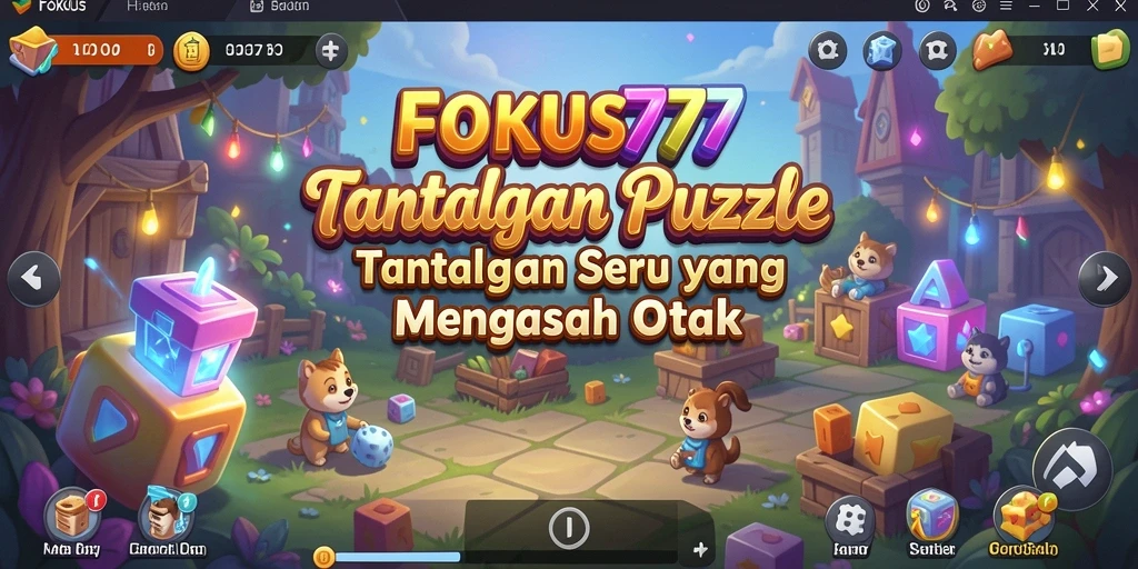 Tampilan menarik dari gameplay FOKUS777 yang mengasah keterampilan berpikir.