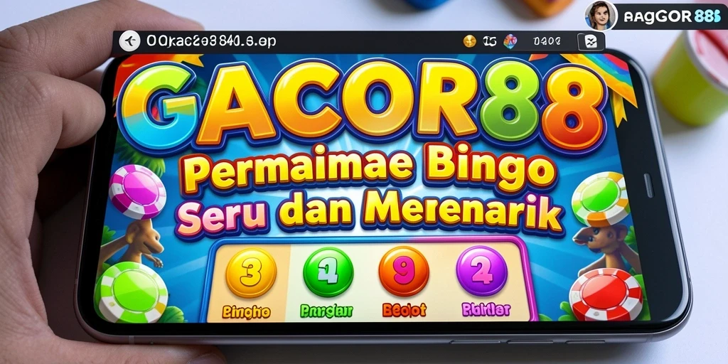 Tampilan permainan Bingo GACOR88 yang seru dan interaktif.