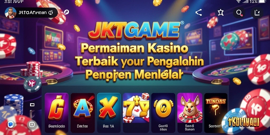 Screenshot JKTGAME menampilkan gameplay kasino yang menarik dan interaktif.