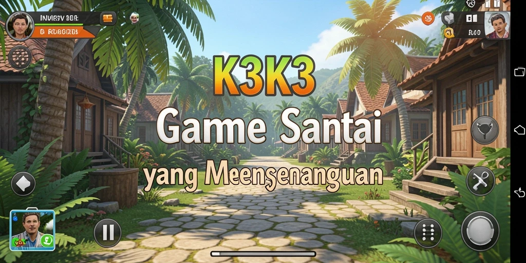 Tampilan gameplay K3K3 yang seru dan menarik.