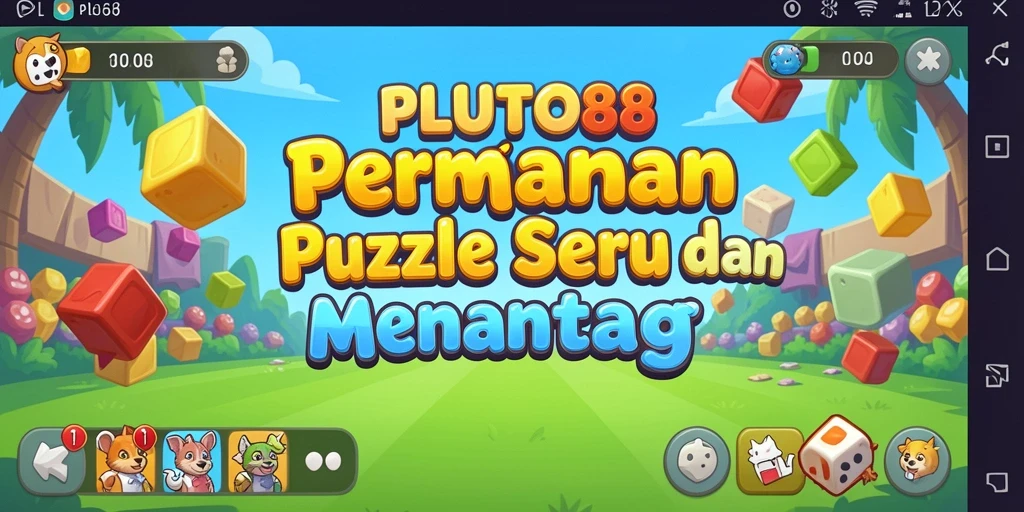Screenshot gameplay <strong>PLUTO88</strong> menampilkan teka-teki yang menantang dan menarik.