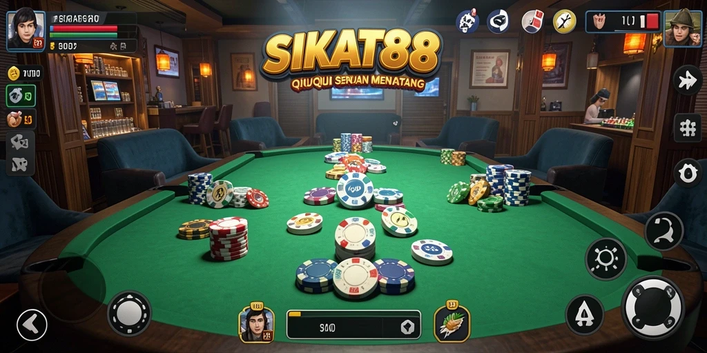Screenshot SIKAT88 menampilkan keseruan gameplay QiuQiu.